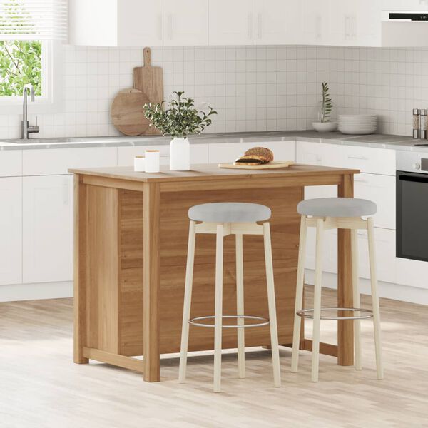 vidaXL &Icirc;lot de cuisine PANAMA 112x77x90 cm bois massif de pin
