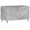 vidaXL Armoire &agrave; disques gris b&eacute;ton 74,5x38x48 cm bois d'ing&eacute;nierie