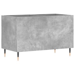 vidaXL Armoire &agrave; disques gris b&eacute;ton 74,5x38x48 cm bois d'ing&eacute;nierie
