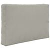 vidaXL Coussin de canap&eacute; d'ext&eacute;rieur 2 pcs Gris Polyester