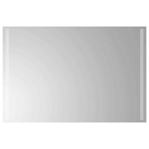 vidaXL Miroir de salle de bain LED Transparent 90 x 60 cm verre tremp&eacute;