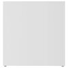 vidaXL Meuble TV blanc 72x35x36,5 cm bois d’ingénierie