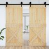 vidaXL Porte NARVIK 95x210 cm bois massif de pin