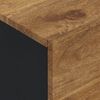 vidaXL Buffet avec 3 portes 40x33x110 cm bois massif manguier et fer