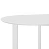 vidaXL Table &agrave; manger extensible blanc (75-180) x 75 x 74 cm MDF