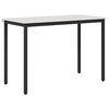 vidaXL Table de salle &agrave; manger / Table de repas Blanc 110 x 55 x 75 cm
