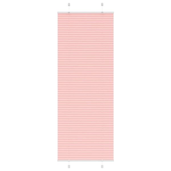 vidaXL Store pliss&eacute; rose 70x200 cm largeur du tissu 69,4 cm polyester