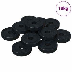 vidaXL compatible avec des rondelles plates 36000 pcs Noir