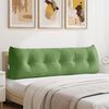vidaXL Coussin de Dos Vert clair 160 x 24 x 50 cm Velours
