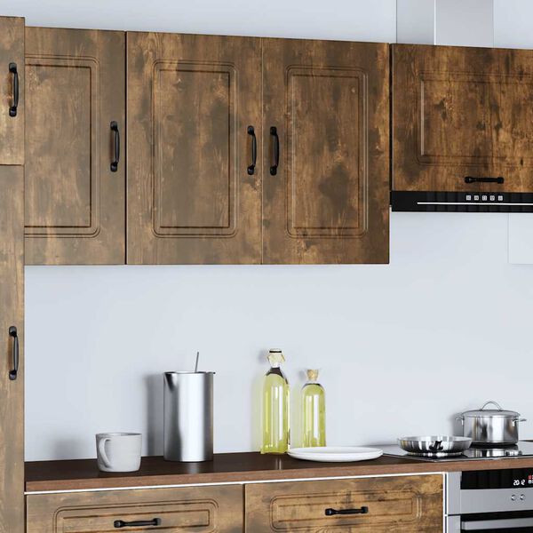 vidaXL Armoire murale de cuisine Kalmar ch&ecirc;ne fum&eacute; bois d'ing&eacute;nierie
