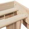 vidaXL Cadre de lit sans matelas 200x200 cm bois massif de pin