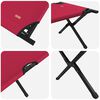 vidaXL Lit de camping pliant 2 pcs Rouge 210 x 80 x 46 cm Tissu Oxford