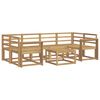 vidaXL Ensemble de canap&eacute;s d'ext&eacute;rieur 7 pcs Blanc 59 x 59 x 37 cm