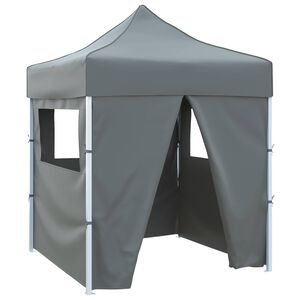vidaXL Tente de f&ecirc;te 200 x 200 x 315 cm Anthracite Tissu Oxford