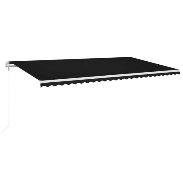 vidaXL Auvent r&eacute;tractable automatique 600x350 cm Anthracite