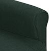 vidaXL Fauteuil Vert fonc&eacute; Tissu