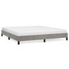 vidaXL Cadre de lit sans matelas gris clair 160x200 cm velours