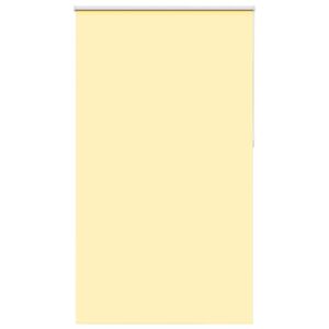 vidaXL Store enrouleur occultant jaune largeur du tissu 131,6 cm