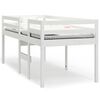 vidaXL Lit haut sans matelas blanc 80x200 cm bois de pin massif