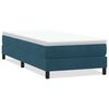 vidaXL Sommier &agrave; lattes de lit sans matelas bleu fonc&eacute; 100x210 cm