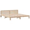 vidaXL Cadre de lit sans matelas 200x200 cm bois massif de pin