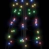 vidaXL Arbre de Noël LED avec 390 LED Multicolore 250 cm Fer