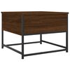 vidaXL Table basse ch&ecirc;ne marron 51x51x40 cm bois d'ing&eacute;nierie