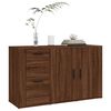 vidaXL Buffet Ch&ecirc;ne marron 100x33x59,5 cm Bois d'ing&eacute;nierie