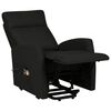 vidaXL Fauteuil de massage Noir Tissu