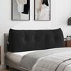 vidaXL Coussin de Dos Noir 140 x 24 x 50 cm Velours