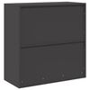 vidaXL Armoire de rangement Noir 90 x 40 x 90 cm Acier