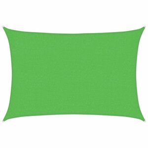 vidaXL Voile d'ombrage 160 g/m&sup2; Vert clair 2x3 m PEHD