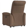 vidaXL Fauteuil inclinable Marron Tissu