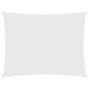 vidaXL Voile de parasol tissu oxford rectangulaire 2x3 m blanc