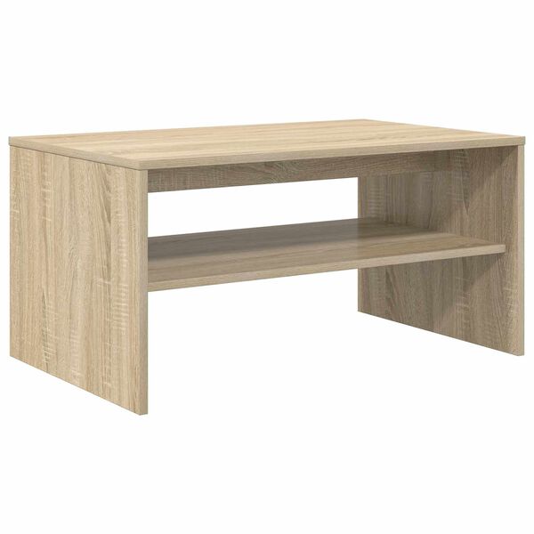 vidaXL Table basse Ch&ecirc;ne Sonoma 80 x 50 x 40 cm Bois d'ing&eacute;nierie