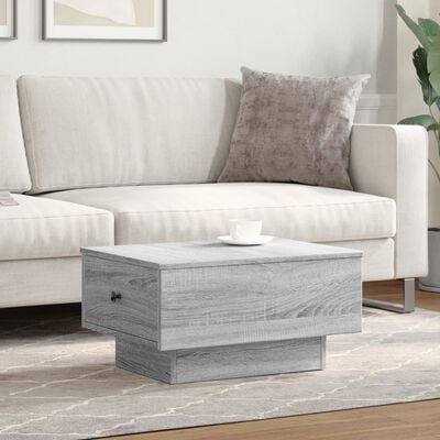 vidaXL Table basse sonoma gris 60x45x31 cm bois d'ingénierie