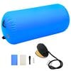 vidaXL Rouleau gonflable de gymnastique avec pompe 120x90 cm PVC Bleu