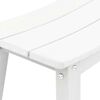 vidaXL Ensemble de bar de jardin 6 pcs Blanc HDPE