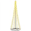 vidaXL Arbre de No&euml;l LED 285 cm 1550 LED Blanc chaud Acier Noir
