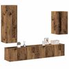 vidaXL Ensemble de meuble TV mural 4 pcs vieux bois bois d'ing&eacute;nierie
