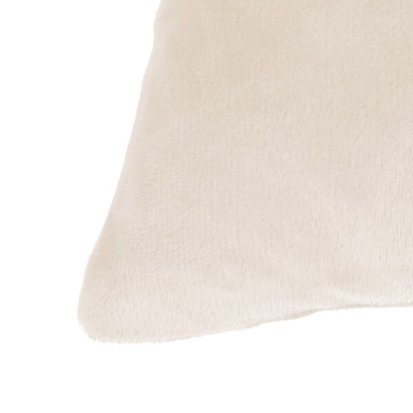 vidaXL Housses de coussin 4 pcs Tissu 40x40 cm Blanc cassé