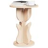 vidaXL Table basse Naturel 39,5 x 39,5 x 53,5 cm Bois massif en pin
