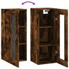 vidaXL Armoire murale ch&ecirc;ne fum&eacute; 34,5x34x90 cm