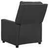 vidaXL Fauteuil inclinable Gris fonc&eacute; Tissu