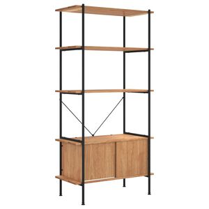vidaXL &Eacute;tag&egrave;re &agrave; 5 niveaux armoire 80x40x163cm Acier bois d'ing&eacute;nierie