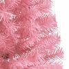 vidaXL Sapin de No&euml;l artificiel pr&eacute;-&eacute;clair&eacute; Rose 240 cm PVC