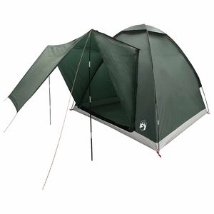 vidaXL Tente de camping avec toit Vert arm&eacute;e 190 x 140 x 105 cm