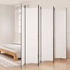 vidaXL Cloison de s&eacute;paration 6 panneaux Blanc 300x220 cm Tissu