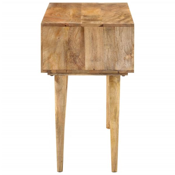 vidaXL Bureau avec tiroirs 110x47x76 cm bois de manguier solide