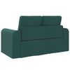 vidaXL Canap&eacute;-Lit 60cm Vert fonc&eacute; tissu